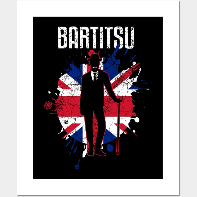 British Bartitsu Defence Walking Sticks Martial Arts Wall Art by JTYDesigns